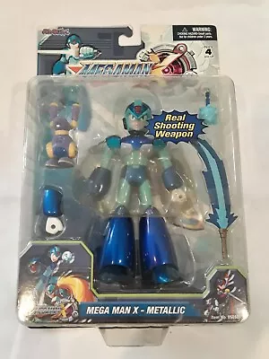 Mega Man X Metallic Figure 2004 Jazwares MEGAMAN Capcom RARE & HTF NIB • $100