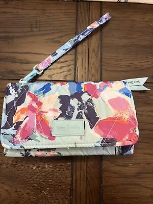 Vera Bradley RFID  Smartphone Wristlet Wallet- Floating Blossoms Pattern • $15