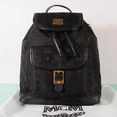 AUTHENTIC MCM Jacquard Backpack  + Dust Bag • £48.20