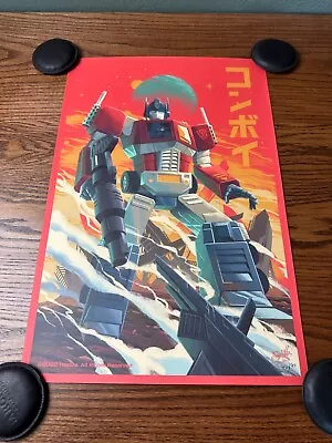 Danny Schlitz - Transformers Optimus Convoy Poster Art Print BNG | Mondo • $99.99