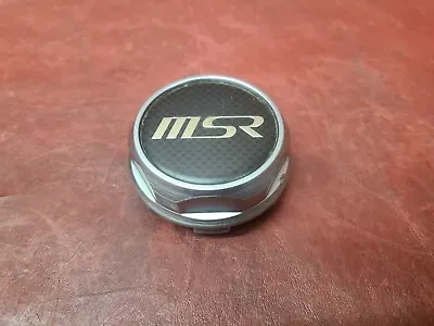 MSR Machined Wheel Rim Carbon Fiber Logo Hub Cover Center Cap 3239 • $9.99