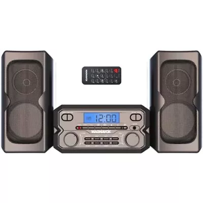 MM435M-BK 3-Piece Compact CD Shelf System With Digital FM Stereo Radio Bluet... • $66.30
