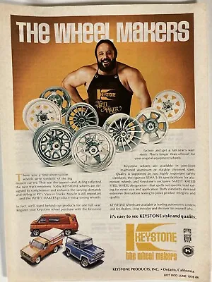 1978 Keystone Mag Rims Klassic Wheels Print Ad The Wheel Makers • $11.99