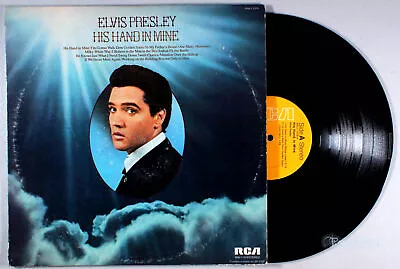 Elvis Presley - His Hand In Mine (1976) Vinyl LP • The Jordanaires • $4.49