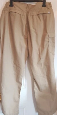 £8 • Buy Peter Storm Womens Cotton Mix Beige Stone Cotton Mix Walking Trousers BNWT  16L