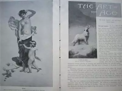 1899 MAUD EARL Early Article Praises Her Work Borzoi :: Magazine Article Qn • $6.21