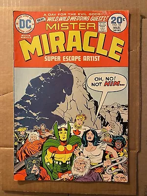 Mister Miracle 18 1973 Jack Kirby - Marriage Of Big Barda & Mister Miracle - NG • $3.99
