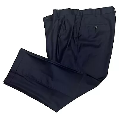 Men's Dress Pant By Jordan/ Sz 44 X29/ Black/ Pleats/ Cuff • $20