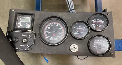 Volvo Penta Boat Gauge Panel 3851008 | W/Ignition & Key Trim Temp Rpm • $499