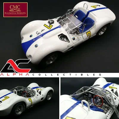 Cmc M-149 1:18 1960 Maserati Tipo 61 Birdcage 7 Stirling Moss Signed/autographed • $1350