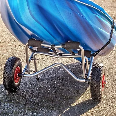 VILOBOS Kayak Dolly Cart Boat Canoe Trolley Aluminum Paddle Board Carrier Wheels • $62.99