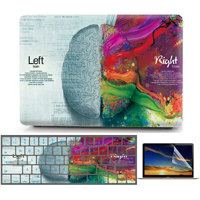 £4.79 • Buy 3in1 Brain Hard Case Keyboard / Screen Cover For Macbook Air Pro 11 12 13 14 15
