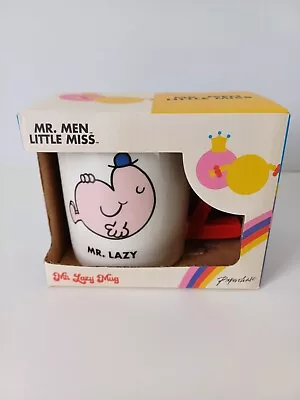 Mr Men Paperchase Mr Lazy Mug  Gift For Men Dad Ceramic Cup  • £6.95