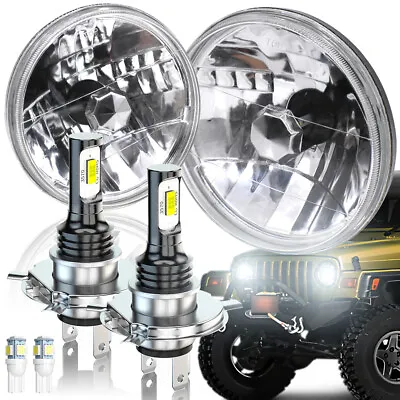 7  Halo LED Headlight Fit High Low Beam For Chevy C10 Pickup C20 C30 C40 C50 C60 • $139.99