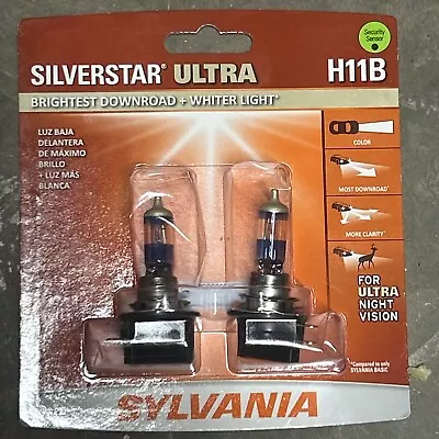 Sylvania H11B SilverStar Ultra High Performance Halogen Headlight 2-Bulb OPENBOX • $22.99