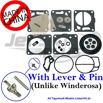 $27.95 • Buy TigerShark Mikuni Carb Carburetor Rebuild Kit Monte Carlo TS 640 770 900 1000