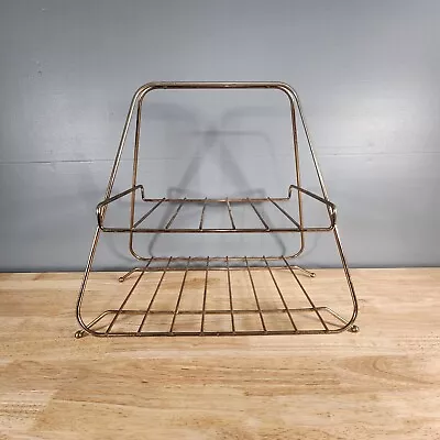 Vintage Mid Century Magazine Rack Catchall Plant Stand • $95