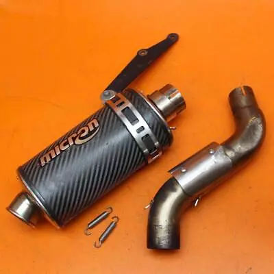 2004 2005 Honda Cbr 1000rr Micron Cf Exhaust Pipe Muffler Slip On Can Silencer • $280