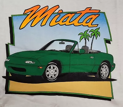 Mazda  Miata  NA T Shirt   MX5 EUNOS COLLECTORS  Green Medium • $20