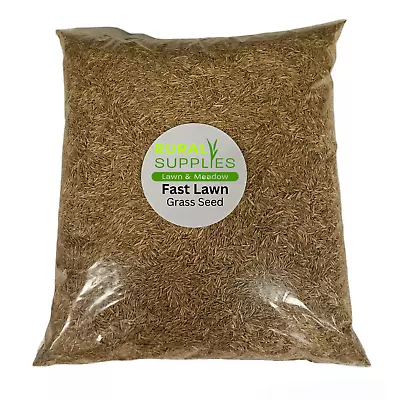 Fast Growing Lawn Grass Seed |NEW LAWNS OR PATCH & REPAIR| RAPID QUICK GROWTH |  • £13