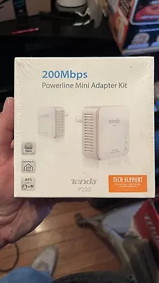 Tenda P200 Powerline Mini Adapters Up To 200Mbps PLC Adapters - New • $27