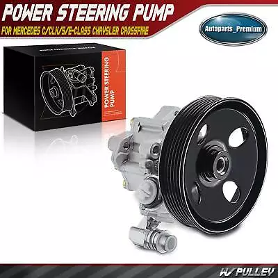 Power Steering Pump W/ Pulley For Mercedes-Benz E320 C280 E430 SLK320 21-5292 • $70.99