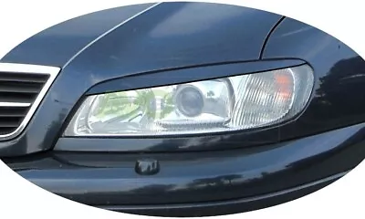 Headlight Eyelids For Opel / Vauxhall Omega B 1999-2003 ABS Gloss Bad Look • $48.75