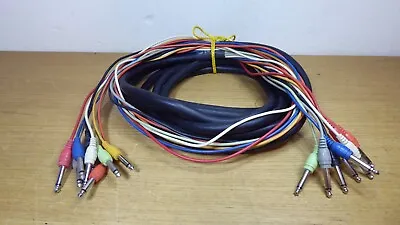 22'  1/4  TS Male To 1/4  TS Male Audio Snake (8-Channel) • $29.95