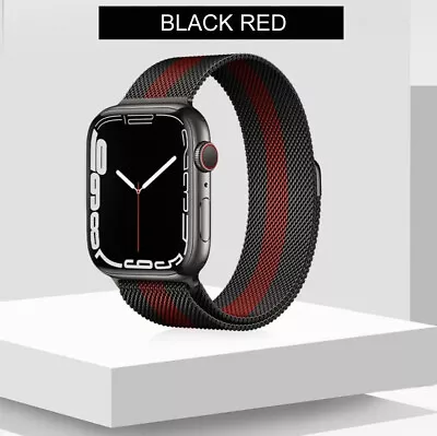 $7.85 • Buy For Apple Watch IWatch Band SER 8 7 6 5 4 3 2 SE Milanese Magnetic Stainless SL