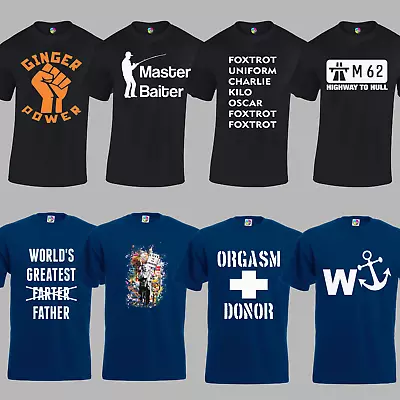 £9.99 • Buy Funny T Shirts Mens Comedy Designs Cool Gift Idea Rude Sarcasm Fashion Top Dad