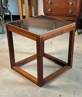 Vintage Mid-Century Modern Walnut Side Table Edward Wormley Kai Kristiansen Era • $226