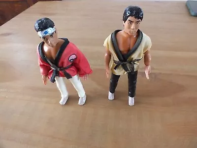 Vintage1983  Remco Karate Kid Figures - Daniel Larusso & Chozen • £29.99