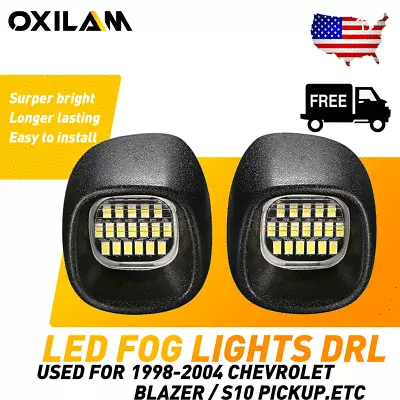 2x LED License Plate Lights Lamp For Chevrolet S10 Pickup & GMC Sonoma 1998-2004 • $14.98