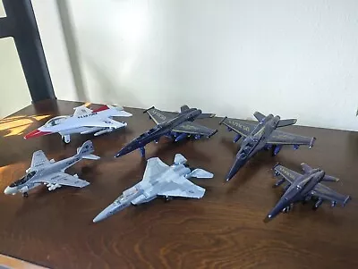 US Air Force Navy F-15 Blue Angel Jets Planes Diecast Toys For Parts/Repair Lot • $0.99