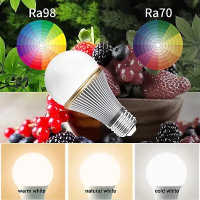 High CRI Ra 95+ 9W/15W/18W E27 AC100V-240V LED Blubs Lamp Light For Room Kitchen • $21.99