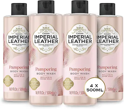Imperial Leather Pampering Shower Gel - Mallow & Rose Milk Fragrance Signature • £11.61