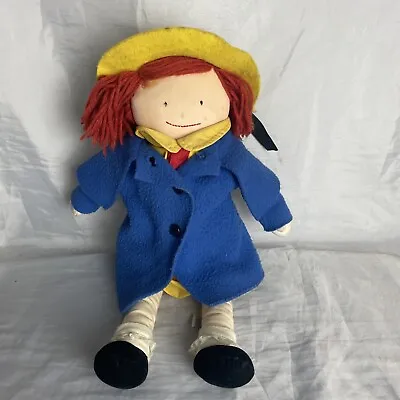 1990 Eden Madeline Plush Doll Blue Coat Appendix Scar 15 Inch Spots Weariness • $13.99