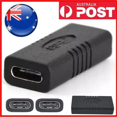 $4.95 • Buy USB-C Type C Female To Female Extension Joiner Adapter Converter Cable Coupler