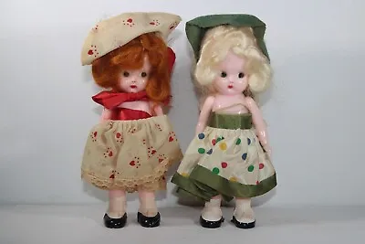 Vintage S & E 6  Dolls Lot Of 2 Red Hair And Blonde 1950's • $9.99