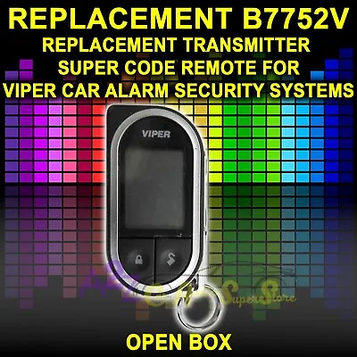 Viper 7752v 2 Way Lcd Replacement Remote For 5901 4704v 4708v 5702v 5704v Ob • $77.77