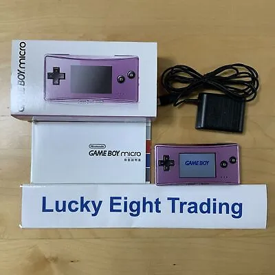 Nintendo Gameboy Micro Purple Box Console Charger [BOX] • $390.36