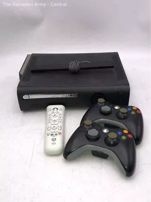 Microsoft Xbox 360 Elite Black Wi-Fi Capability Home Console With Accessories • $26.99
