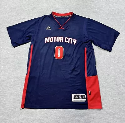 Adidas Swingman Jersey Mens Large Detroit Pistons Motor City Andre Drummond 0 • $34.99