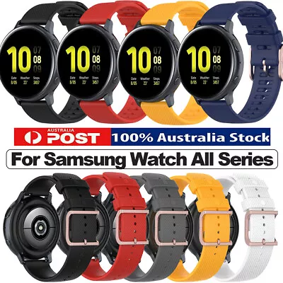 For Samsung Galaxy Watch 3 4 5 Band Classic Active 2 41 46 44 42 40mm Gear S2 S3 • $5.99