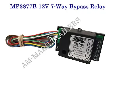 Smart Logic 7 Way Bypass Relay Towing Towbar Multi Plex Genuine Maypole MP3877B • £25.99