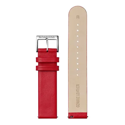 Mondaine Spare Band Replacement Band Leather Red Bridge Width 0 25/32in With • $65.16