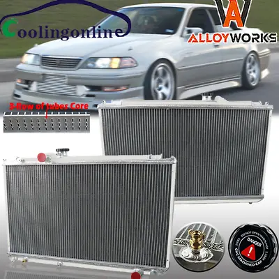 3 Row Core Radiator Fit 1996-2001 Toyota Mark Ii/chaser Jzx100 1jz-gte 2.5 L4 Mt • $259