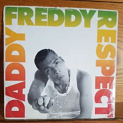 DADDY FREDDY - Respect - 1990 UK 3-track 12  Vinyl Single Good Condition  • £5