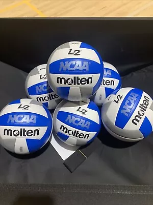 6 Molten L2 Composite Leather Volleyball Official Rep Ball Of NCAA - Brand New • $270