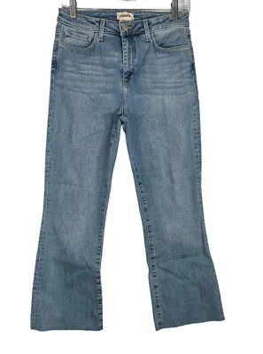 L Agence Womens Zip Close 5 Pocket Light Wash Blue Straight Leg Jeans Sz 28 NWOT • $47